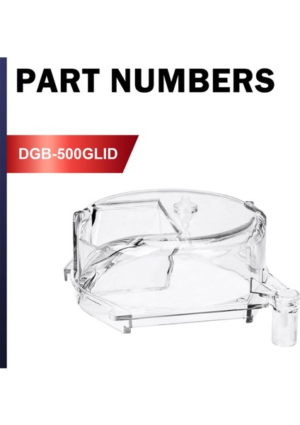 Kahve Makinesi Için DGB-500GLID Şeffaf Kahve Makinesi (Yurt Dışından) indirimleri