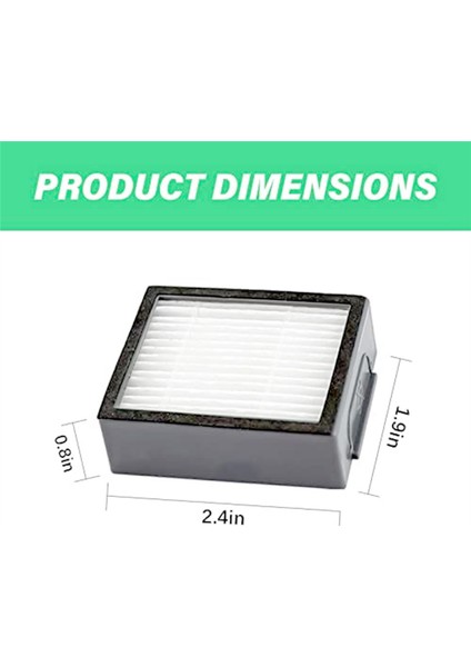 I7 I7+ I3 I3+ E5 E6 E7 Elektrikli Süpürge Için Hepa Filtre (Yurt Dışından)