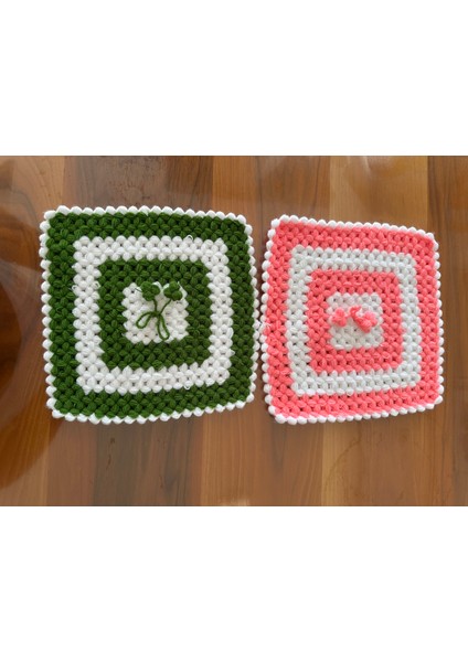 2 Adet El Örgüsü El İşi Banyo Lifi Çeyizlik Lif modelleri