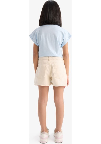 Kız Çocuk Gabardin Şort D7108A825SM