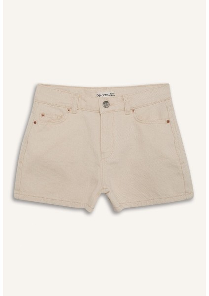 Kız Çocuk Gabardin Şort D7108A825SM