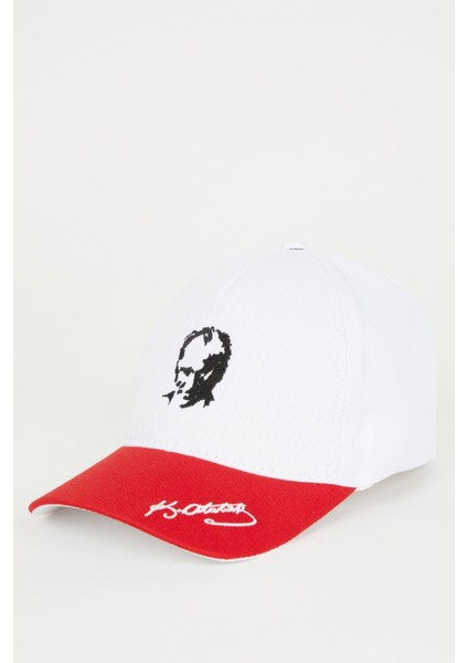 Erkek Çocuk Atatürk Baskılı Gabardin Cap Şapka A0399A824SM
