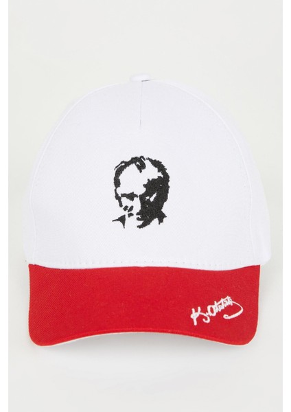 Erkek Çocuk Atatürk Baskılı Gabardin Cap Şapka A0399A824SM