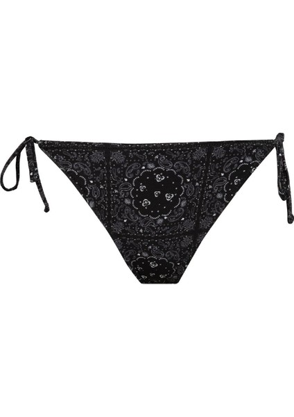 Regular Fit Şal Desenli Bikini Altı-Fall in Love C3177AX24SM