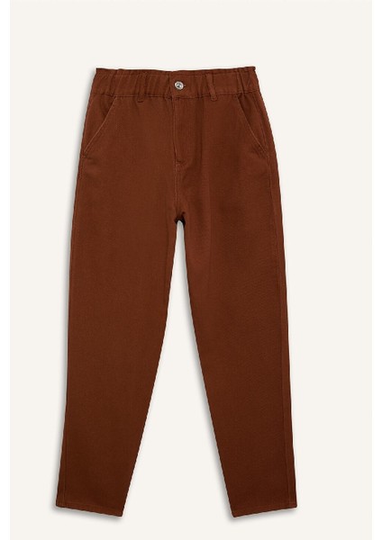 Paperbag Gabardin Kumaş Pantolon Cepli Standart Paça S2790AZ25SP