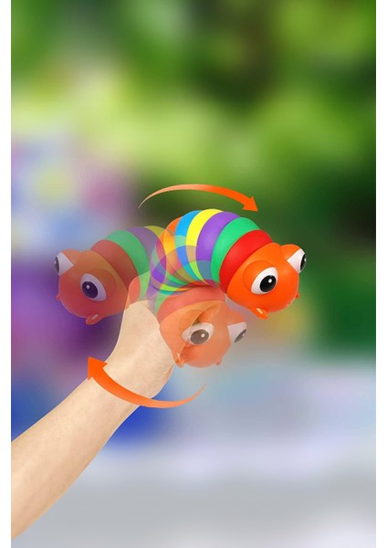 Sevimli Eğlenceli Söktak Tırtıl