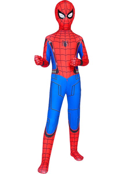 Cadılar Bayramı Örümcek Adam Tayt Onesie Takımı (Yurt Dışından)