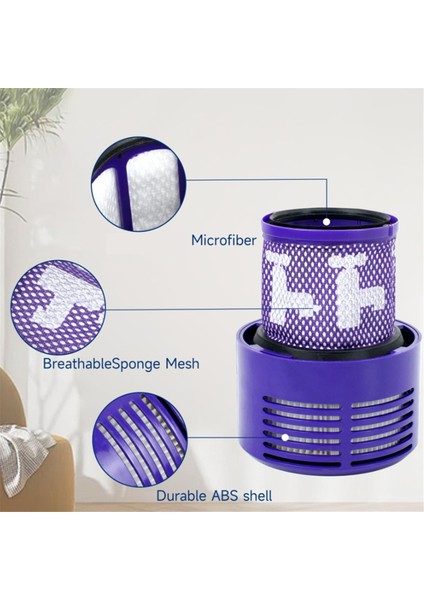 V7 V8 Kablosuz Elektrikli Süpürge Filtre Değişimi Için 6 Adet Yedek Parça Takımı (Yurt Dışından) indirimleri