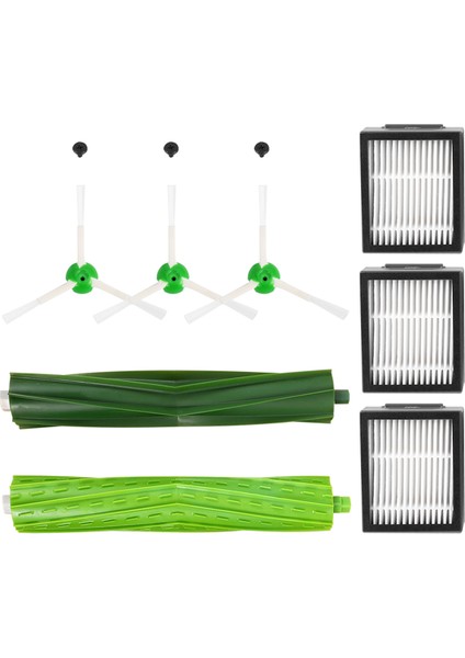 E5 E6 I7 I7+ Serisi Elektrikli Süpürge Parçaları Için Yedek Fırçalar ve Filtre Takımı (Yurt Dışından)