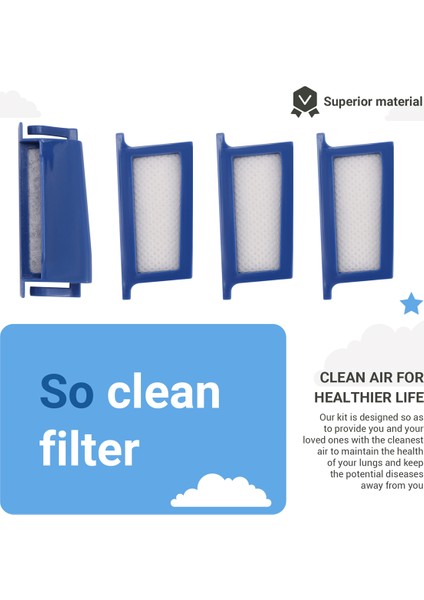 Filtre Kitleri 2 Tekrar Kullanılabilir Filtre ve 6 Tek Kullanımlık Ultra Ince Filtre Içerir (Yurt Dışından)