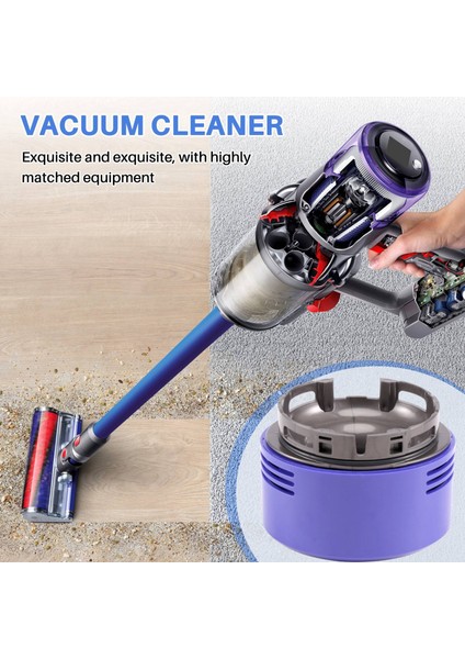 V7 V8 Elektrikli Süpürge Aksesuarları Için Motor Arka Kapak Filtre Takımı (Yurt Dışından)