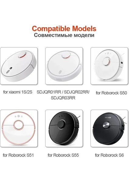 Mi Robot 1/ 1s SDJQR01RR SDJQR02RR SDJQR03RR E3, S4, S4 Max, S5 Elektrikli Süpürge Aksesuarları Için Ana Yan Fırça (Yurt Dışından) indirimleri