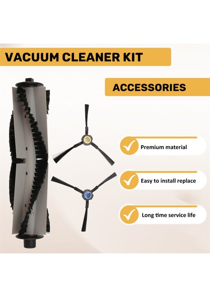 Pvcr 3900 Iq Ev Robot Süpürgesi Yedek Aksesuarları Silindir Ana Yan Fırça Paspas Bez Bez (Yurt Dışından) indirimleri