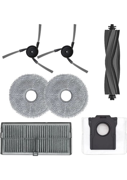 X40 Ultra/ X40PRO Aksesuarları Ana Yan Fırça Filtre Paspas Pedleri Paçavralar Toz Torbası Robot Süpürge Yedek Parçaları (Yurt Dışından)