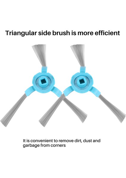 1490 Robot Süpürge Için Aksesuar 1 Ana Fırça, 4 Filtre, 6 Yan Fırça, 3 Paspas Paketi (Yurt Dışından) fırsatları