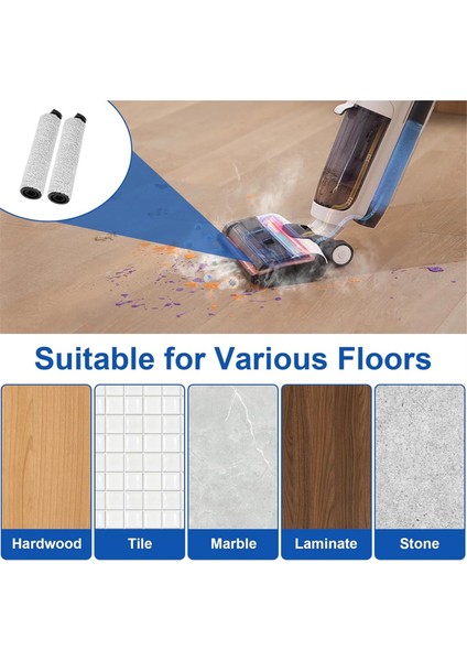 Floor One S5 Buharlı Fırçalama Makinesi Aksesuarları Temizleyici Yedek Parçaları Için Fırça Rulosu ve Filtre (Yurt Dışından) fırsatları