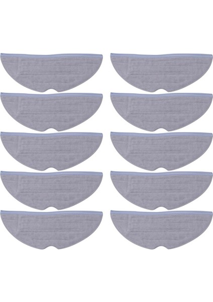 10 Adet Paspas Bezi Pedleri S7 T7S T7 Plus Elektrikli Süpürge Parçaları Mikrofiber Yumuşak Ped Için Yedek (Yurt Dışından)