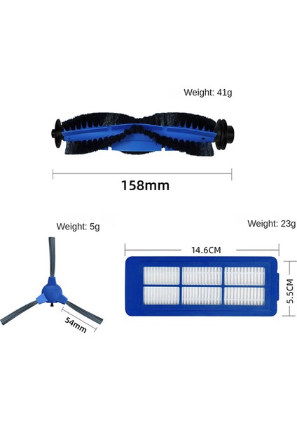 Robovac 11SMAX 15C Max G30 30C Vakum Robot Süpürgesi Yedek Parçası Için Ana Yan Fırça Filtresi (Yurt Dışından) fırsatları