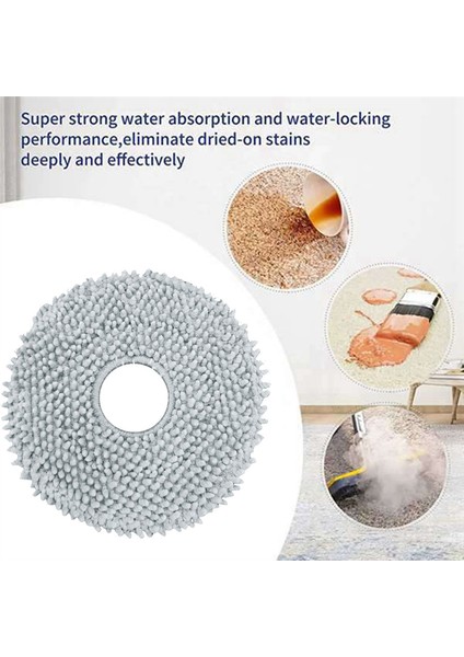 P10 Robot Aksesuarları Için 2 Adet Süpürme Makinesi Yedek Paspas Bezi (Yurt Dışından) modelleri