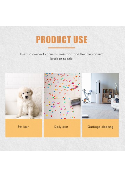 Çeşitli Elektrikli Süpürge Fırça Ucu At Kılı Yedek Parçaları 32/35 mm Adaptörlü (Yurt Dışından) indirimleri