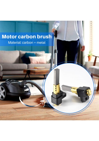 2 Adet Elektrikli Süpürge Motoru Karbon Fırçası 6.5X11X32MM, Yüksek Kaliteli Parçalar (Yurt Dışından)