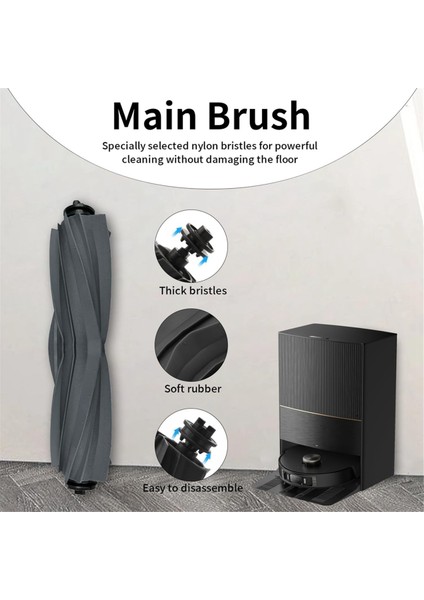 L20 Ultra Robot Süpürge Için Aksesuar Seti Yedek Parçalar Ana Yan Fırça Filtreleri Paspas Bezi Toz Torbaları (Yurt Dışından) indirimleri