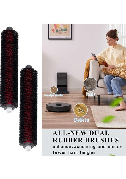 S7 Maxv Ultra ve S8 Pro Yüksek Hızlı Temizleme Fırçası Paspas Yıkama ve Dock Kendi Kendini Temizleme Için Yıkanabilir (Yurt Dışından) fırsatları