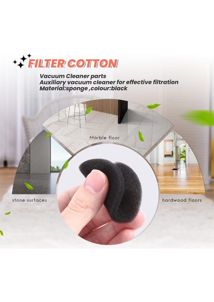 DX118C DX128C Elektrikli Süpürge Parçaları Için 5 Adet Filtre Pamuğu Etkili Araç (Yurt Dışından) indirimleri