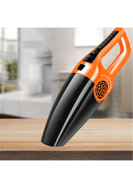 Mini 120W Araba Elektrikli Süpürgesi 3600MBAR Emiş Islak ve Kuru Kullanım Gücü Elde Taşınabilir Siyah&turuncu (Yurt Dışından) fiyatları