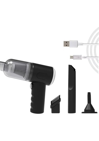 El Tipi Araba Vakum Süpürgesi 120W Güçlü Emiş Küçük El Mini Toz (Yurt Dışından)