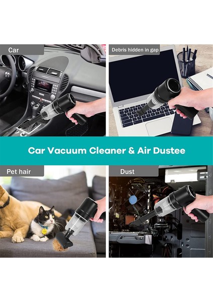 El Tipi Araba Vakum Süpürgesi 120W Güçlü Emiş Küçük El Mini Toz (Yurt Dışından) indirimleri