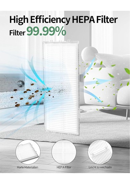 Q5 Pro/q5 /q8 Max/q8 Için Aksesuar Seti, Rulo Fırça, Temizleme Hepa Filtresi (Yurt Dışından)