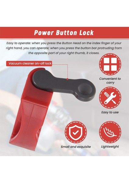 V6 V7 V8 V11 V10 Elektrikli Süpürge Ev Aletleri Yedek Parçası Için Tetik Kilidi Güç Düğmesi Aksesuarları-Rastgele Renk (Yurt Dışından) indirimleri