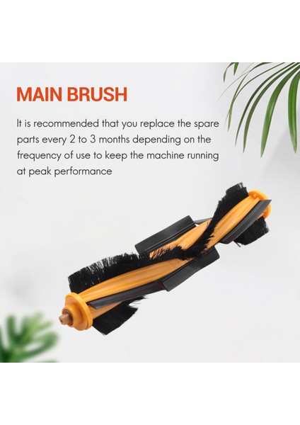 Ozmo T8 Elektrikli Süpürge Için 2 Adet Rulo Fırça Ana Değiştirilebilir Aksesuar (Yurt Dışından) modelleri