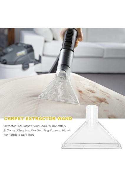Çıkarıcı Alet Büyük Şeffaf Döşeme ve Halı Temizliği, Araba Detaylandırma Vakum Çubuğu Taşınabilir Çıkarıcılar A (Yurt Dışından) fırsatları