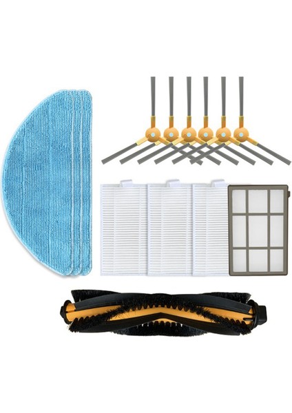 Abır X5 / X6 X8 Navi N600 Robot Süpürge Yedek Parçaları Ana Yan Fırça Hepa Filtresi (Yurt Dışından) fiyatları