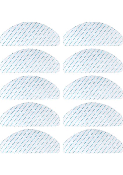 Ozmo T9 Serisi T8 Max N8 Robot Süpürge Için 10 Adet Yedek Paspas Pedi (Yurt Dışından)