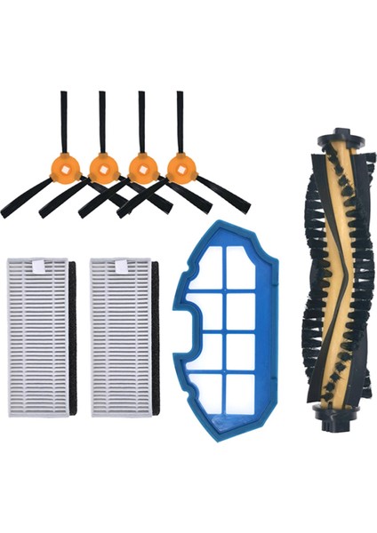 1set 990 1190 Yedek Parça Robot Süpürge Yedek Sarf Malzemeleri Hepa Filtre Orta Yan Fırça (Yurt Dışından)