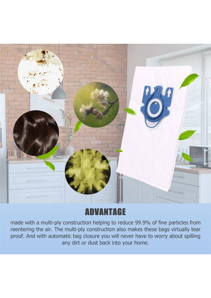 Gn 3D Elektrikli Süpürge Komple C3, C2, Klasik C1, S400, S600, S800, S2, S5, S8 Için 10 Adet Toz Torbası (Yurt Dışından) fiyatları