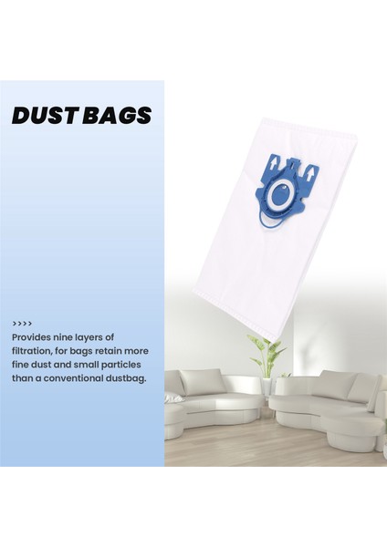 Gn 3D Elektrikli Süpürge Komple C3, C2, Klasik C1, S400, S600, S800, S2, S5, S8 Için 10 Adet Toz Torbası (Yurt Dışından) fırsatları