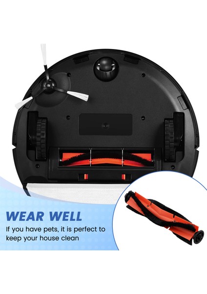 R1 Robot Süpürge Aksesuarları Siyah Için Silindir Ana Fırça Yedek Parçaları (Yurt Dışından) indirimleri