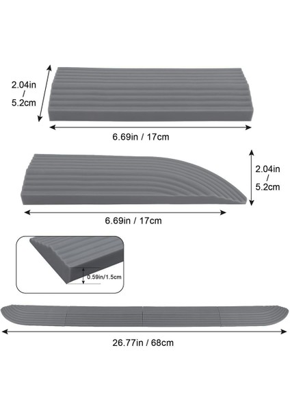Ev Eşik Çubukları Rampa Matı Yardımcı Süpürme Robotu Elektrikli Süpürgesi Için Uyumlu (Yurt Dışından) fiyatları