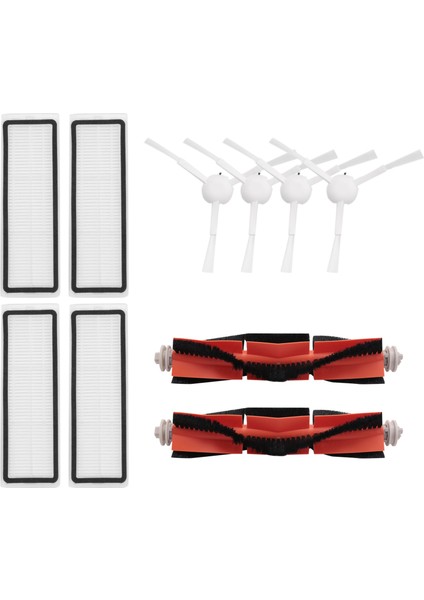 10 Adet Ana Fırça Yan Fırçalar Filtreler 1c STYTJ01ZHM Robot Süpürge Parçaları Aksesuarları (Yurt Dışından)