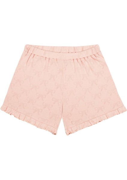 Kurdele Jakar Fırfırlı Şortlu Pijama modelleri