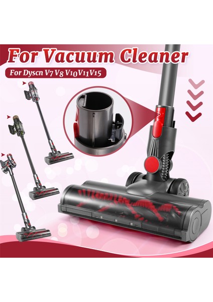 V7 V8 V10 V11 V15 Elektrikli Süpürge Zemin Aparatı Için Türbin Fırçası LED Farlarla (Yurt Dışından) indirimleri