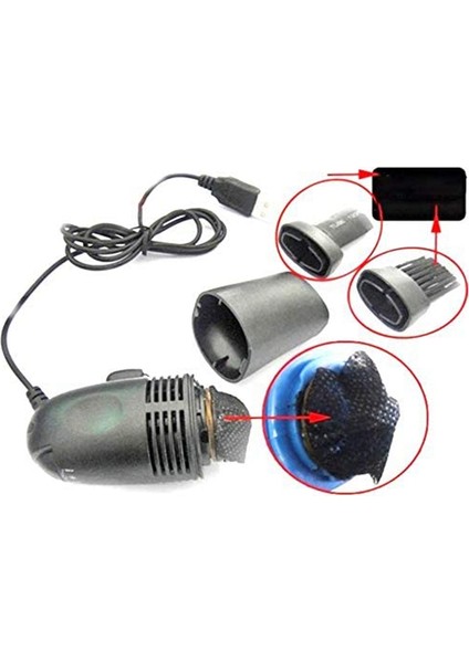 Klavye Vakumlu Süpürge, Mini Güçlü Temizleyici USB Kablosuz Hava Toz Alma Cihazı Rastgele Renk (Yurt Dışından) fırsatları