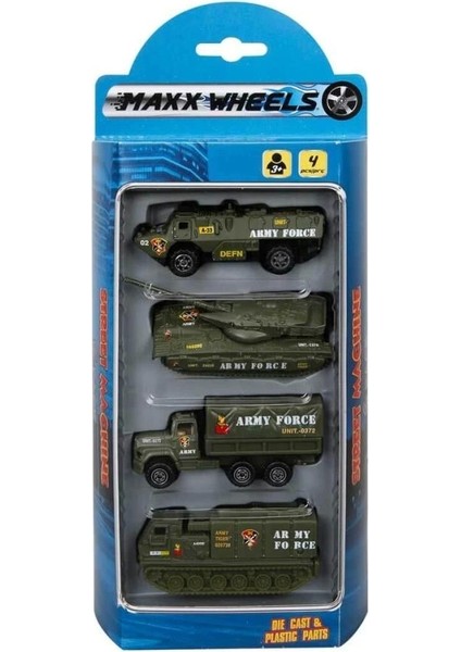 Nessiworld Street Machine 4'lü Mini Araçlar modelleri