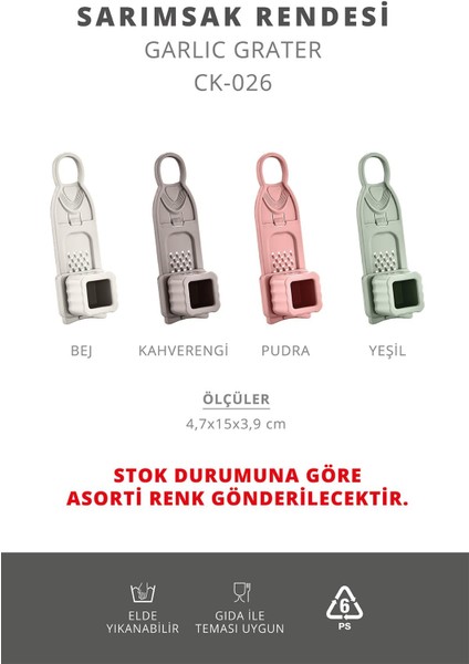 Sarımsak Rendesi