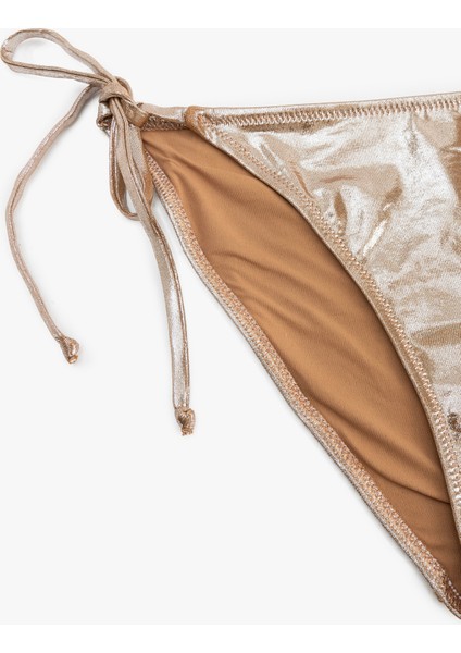 Astarlı Parlak Bağlamalı Ipli Bikini Altı modelleri