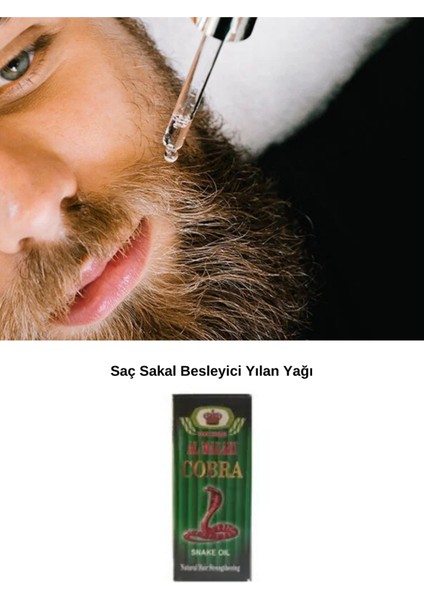 Kobra Saç ve Sakal Besleyici Gürleştirici Yılan Yağı 70ML